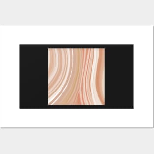 Desert colored stripes Posters and Art